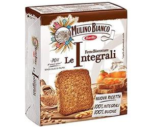 Mulino Bianco Lot de 6 sachets de graisse Biscottate Volkoren 315 g