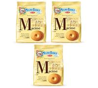 Mulino Bianco Macine Lot de 3 biscuits avec crème fraîche 100 % italienne 350 g + polpa Italian Gourmet 400 g