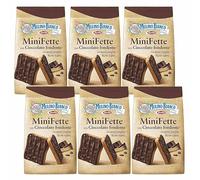 MULINO BIANCO Mini Fette -Mini biscuits italiens recouverts de chocolat 110g (Mini Fette, x6)