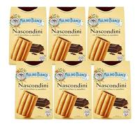 MULINO BIANCO Nascondini biscuits italiens fourrés au chocolat 330g (Nascondini, x6)