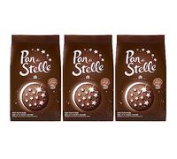 MULINO BIANCO Pan di stella - Biscuits au chocolat italien avec étoiles glacées 350g x 3 parcelles (Pan di stella, x3)