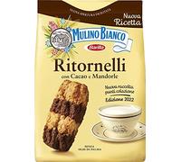 Mulino Bianco – Ritornelli biscuits sablés cacao et amandes – 3 x 700 g (2,10 kg)