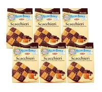 MULINO BIANCO Scacchieri - Biscuits italiens au chocolat et au caramel 300g x 6 parcelles (Scacchieri, x6)
