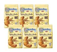 MULINO BIANCO Spicchi di Sole - Biscuits au beurre croustillants en forme de croissants 400g (Spicchi di Sole, x6)