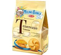 Mulino Bianco Tenerezze Limone Biscuits avec Fourrage au Goût Citron 200 g - Lot de 5