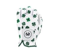 MULLIGAN HOOLIGAN Clover Luck Gant de golf en cuir cabretta de qualité supérieure et en maille, respirant et confortable évacuant l'humidité, design unique pour homme et femme (taille S, porté à la