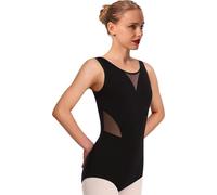 Mulnall Dance Léotards Femme Justaucorps Danse Classique Robe Danse Gymnastique Leotard Ballet Body Danseuse(23606-06-S)