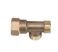 MULONGOR 1 pc 1/2 "mâle/Femelle Filetage Union té connecteur t-cok Laiton jonction Joint raccord raccord de Tuyau connecteur plomberie raccords de tuyauterie(1/2 inch-02)
