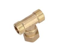 MULONGOR 1 pc 1/2 "mâle/Femelle Filetage Union té connecteur t-cok Laiton jonction Joint raccord raccord de Tuyau connecteur plomberie raccords de tuyauterie(1/2 inch-03)