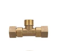 MULONGOR 1 pc 1/2 "mâle/Femelle Filetage Union té connecteur t-cok Laiton jonction Joint raccord raccord de Tuyau connecteur plomberie raccords de tuyauterie(1/2 inch)