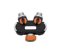 MULONGOR 1 Pc 3/4 Pouce Femelle tête à Filetage mâle 2 Voies Jardin Tuyau d'eau séparateurs Irrigation Agriculture Robinet Accessoires
