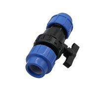 MULONGOR 1 pc connecteur de Valve PE diamètre intérieur 20mm/25mm Tube Interrupteur de contrôle de l'eau adaptateurs d'irrigation de Jardin(20mm)