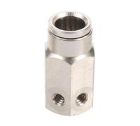 MULONGOR 1 pc connecteur Rapide enfichable Haute Pression 3/8 "avec Six Buses filetées 3/16" siège connecteurs de Tuyau 9.52mm raccords de système d'atomisation