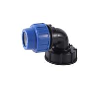 MULONGOR 1 pc IBC Réservoir d'eau Tuyau Joints Jardin Connecteurs d'eau for Réservoir Coude Sortie 20/25/32 MM S60 Entrée Arrosage Irrigation Adaptateur Outil(32mm)