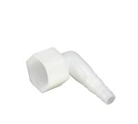 MULONGOR 10 pièces Tuyau Plastique connecteur pagode Filetage Interne insérer Tuyau Tuyau réservoir d'eau Drainage Adaptateur coude à Angle Droit