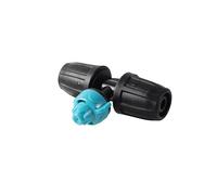 MULONGOR 1pc 0.75mm arroseur est livré avec 8/11 connecteur T de Verrouillage for Les fermes de serres horticoles for Le Refroidissement et l'irrigation de dépoussiérage