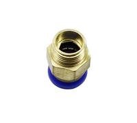 MULONGOR 1pc 1/4 "3/8" 1/2 "3/4" Filetage mâle à 16mm Interface de Connexion Adaptateur Droit système d'irrigation de Jardin Verrouillage Rapide connecteur Rapide(16mm-1/4 inch)