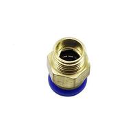 MULONGOR 1pc 12mm Interface 1/8 "1/4" 3/8 "1/2" Filetage mâle SlipLock connecteur Rapide système d'irrigation de Jardin Adaptateur de couplage de Tuyau d'eau(12mm-I/2 inch)