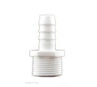 MULONGOR 1pc 3/4 Pouces Filetage à Barbe 10/12/14/16/18/20/25mm connecteur de Tuyau en Plastique système d'irrigation Goutte à Goutte coupleur de Tuyau(E)