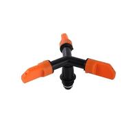 MULONGOR 1pc Jardin pelouse arroseurs rotatifs 1/2 "Filetage mâle 360 degrés arroseur de Ferme avec Support buse d'eau d'irrigation(A)