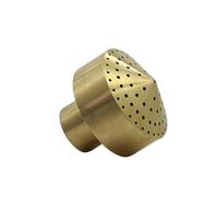 MULONGOR 1Pc Laiton 1/4 "1/2" 3/4 "Filetage Femelle Feux d'artifice Type Fontaine Buses cuivre Diffusion arroseur Jardin Paysage fontaines(1/4 inch)