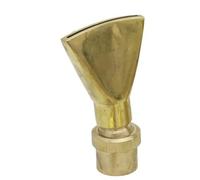 MULONGOR 1Pc ornemental réglable en Laiton en Forme d'éventail Fontaine Buses 1/2 "3/4" 1 "2" Bec de Canard Jet Colonne Jardin Paysage arroseur(1 inch)