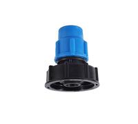 MULONGOR 1pc Tuyau en Plastique PE 20/25/32mm Tuyau connecteur Droit IBC réservoir d'eau Adaptateur de réduction Agriculture Irrigation connecteur Rapide(32mm)