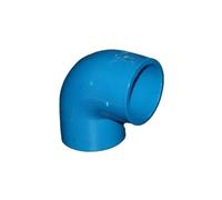 MULONGOR 2 pièces Croix, té, coude, connecteur Droit intérieur 32mm,25mm,20mm PVC Tuyau Joint Jardin Tuyau d'eau Adaptateur Aquarium raccords(Blue Elbow,Pipe Diameter 32mm)