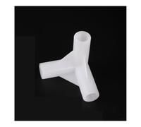 MULONGOR 3 pièces 8mm connecteur en Plastique stéréoscopique té coude Joint Droit Jardin Irrigation connecteur d'eau Bricolage Tente Construire raccords(A)