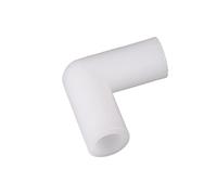 MULONGOR 3 pièces 8mm connecteur en Plastique stéréoscopique té coude Joint Droit Jardin Irrigation connecteur d'eau Bricolage Tente Construire raccords(B)