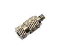 MULONGOR 40 pièces 3/16 "Filetage mâle buse de pulvérisation Jardin arroseur Plante Refroidissement Haute Pression brumisation Buses brumisation pulvérisateurs(0.5mm)