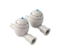 MULONGOR 5 pièces Irrigation de Jardin 0.5mm Orifice Croix brumisation Buses sphérique Anti-Goutte Dispositif brumisation Brouillard Buses arroseur