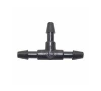 MULONGOR 50 pièces Tuyau d'arrosage 3/5mm connecteur en té égal barbelé for diamètre intérieur 3mm Tuyau Reliant Le Joint en té d'irrigation de Jardin en Plastique