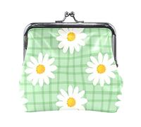 Multi 15 Claude Monet Le Parc Monceau Porte-Monnaie en Cuir Kiss Lock Pochette Poche Moraillon Carte hanger Portefeuille Boucle Petit Sac à Main Étui pour Femmes Filles Dames