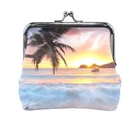 Multi 19 Man Baseball Batter Hits The Ball on Dark Women Porte-Monnaie en Cuir Hasp Card Key Change Wallet Small Boucle Sac à Main Case Kiss Lock Clutch Pouch Pocket for Girls Ladies