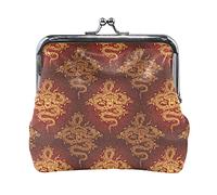 Multi 2 Man Baseball Batter Hits The Ball on Dark Women Porte-Monnaie en Cuir Hasp Card Key Change Wallet Small Boucle Sac à Main Case Kiss Lock Clutch Pouch Pocket for Girls Ladies