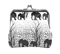 Multi 2 Silver White Shiny Glittering Background Yellow Holiday Tinsel Pattern Women Leather Coin Purse Hasp Card Key Change Wallet Small Buckle Handbag Case Kiss Lock Clutch Pouch Pocket for Girls La