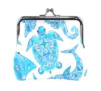 Multi 20 Hand Drawn Golden Face of The Sun Stars on Black Dark Women Porte-Monnaie en Cuir Hasp Card Key Change Wallet Small Boucle Sac à Main Case Kiss Lock Clutch Pouch Pocket for Girls Ladies