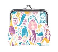 Multi 3 Hand Drawn Golden Face of The Sun Stars on Black Dark Women Porte-Monnaie en Cuir Hasp Card Key Change Wallet Petite Boucle Sac à Main Case Kiss Lock Clutch Pouch Pocket for Girls Ladies