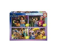Educa Borrás - Ensemble de 4 puzzles Multi 4 Encanto - 50 à 150 pièces - 34 x 24 cm - Dès 5 ans