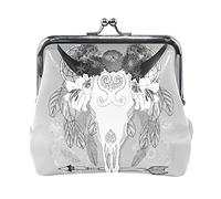 Multi 6 requins sous-marins blancs sans couture algues de mer étoiles de mer sur les femmes foncées porte-monnaie en cuir moraillon porte-carte clé changement portefeuille petite boucle sac à main étu