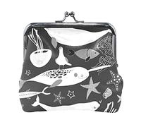 Multi 8 Golden Shiny Gold Glittering Background Yellow Holiday Tinsel Pattern Women Leather Coin Purse Hasp Card Key Change Wallet Small Buckle Handbag Case Kiss Lock Clutch Pouch Pocket for Girls Lad