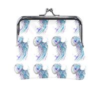 Multi 8 Man Baseball Batter Hits The Ball on Dark Women Porte-Monnaie en Cuir Hasp Card Key Change Wallet Small Boucle Sac à Main Case Kiss Lock Clutch Pouch Pocket for Girls Ladies