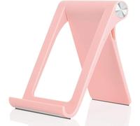 Multi-Angle Adjustable Phone Holder For Iphone 16 15 14 13 12 11 Pro Max Xs Xr 8 Plus 6 7 Samsung Galaxy S22 S21 S20 S7 Edge S6 Android Smartphone (Pink)