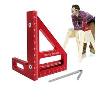 Multi-Angle Measuring Ruler, Aluminum Alloy Woodworking Tool, High Precision Layout Ruler for Accurate Measurements, Versatile Multi-Angle Design, Ideal Projects