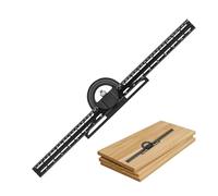 Multi-Angle Protractor, Carpenter Square Ruler, 19.69 Inches Versatility with Locking Nut, Heavy Duty Carpentry Tool, Ergonomic Design with Modern Style, Joiner Tool for Woodworking