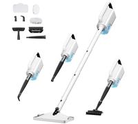 Multi Balai Vapeur Nettoyeur Multifonctions, Aspirateur Vapeur 1500W, Élimine 99.9% des Virus et des Bactéries, Manche télescopique extensible, Émission maximale de vapeur