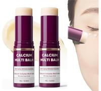 Multi baume de calcium avec collagène et élastine, Bâton hydratant anti-âge, Peau raressant pour les yeux, le cou, le visage, Réparation intensive pour les rides et les ridules