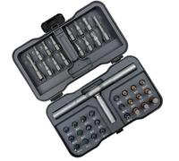 Multi-Bit Screwdriver Kit - Pocket-Sized Tight Spaces Tool | Small Ratcheting Screwdriver Bits - For Model Makers Furniture Assembly Appliance Maintenance