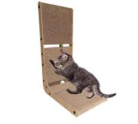Multi- Cat Scratcher, Pet Cardboard Scratcher, Cardboard Scratcher for Claws, Cat Scratching Toy, Cardboard Cat Toy Scratcher, Cat Scratcher Post Ramp, Long Cat Cardboard Scratcher